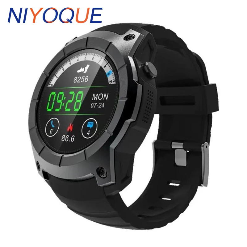 

NIYOQUE S958 GPS Smart Watch Sport Waterproof Heart Rate Monitor dial call 2G SIM Card All Compatible Smartwatch For Android IOS