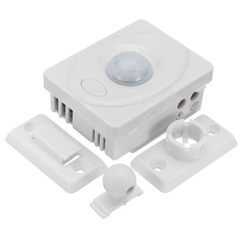 

Mini 3 Wire Infrared Human Body PIR Motion Sensor Delay Time Switch AC180-250V For Home Lighting LED Lamp Adjustable Detector