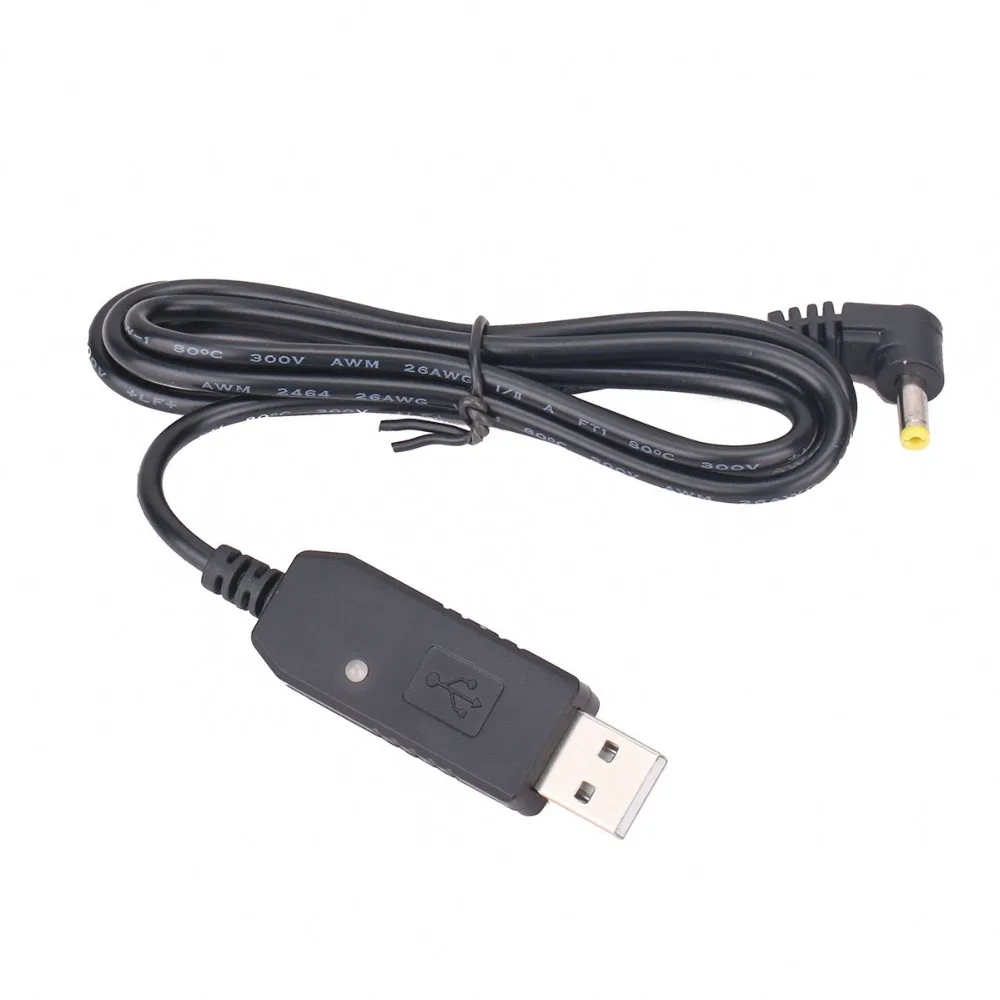 Зарядный кабель Baofeng USB/автомобильный с индикатором светильник для рации BaoFeng