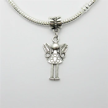 

Wholesale lots 25PCS Classic charm beads suspension metal Angel charms pendant for jewelry making