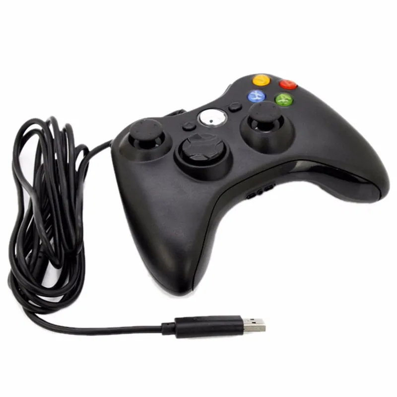 Горячий по всему миру 1 шт. USB проводной геймпад белый контроллер для microsoft для Xbox& Slim для 360 ПК для системы Windows 7
