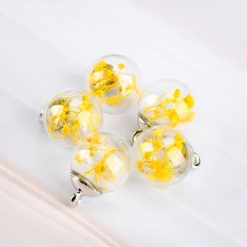 16# Alloy Hook Hollow Hand-made Glass Bead Glass Charms Pendant handmade Beads & Jewelry Making Glass Beads Wholesale #IZ513