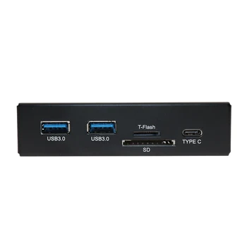 

USB3.1 TYPE C floppy drive front panel 20pin to USB3.0 built-in reader USB HUB