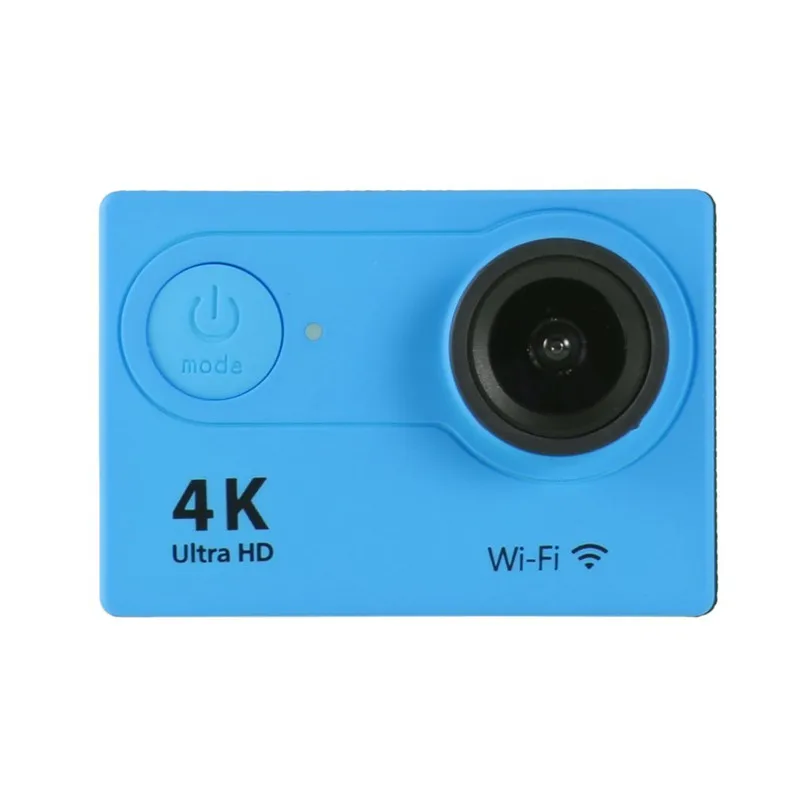 Действий Камера Водонепроницаемый видеокамера для занятий спортом, Камера HD, 4 K, Wi-Fi, 2 дюйма ЖК-дисплей Экран маска для дайвинга для верховой езды фото съемки видео Запись