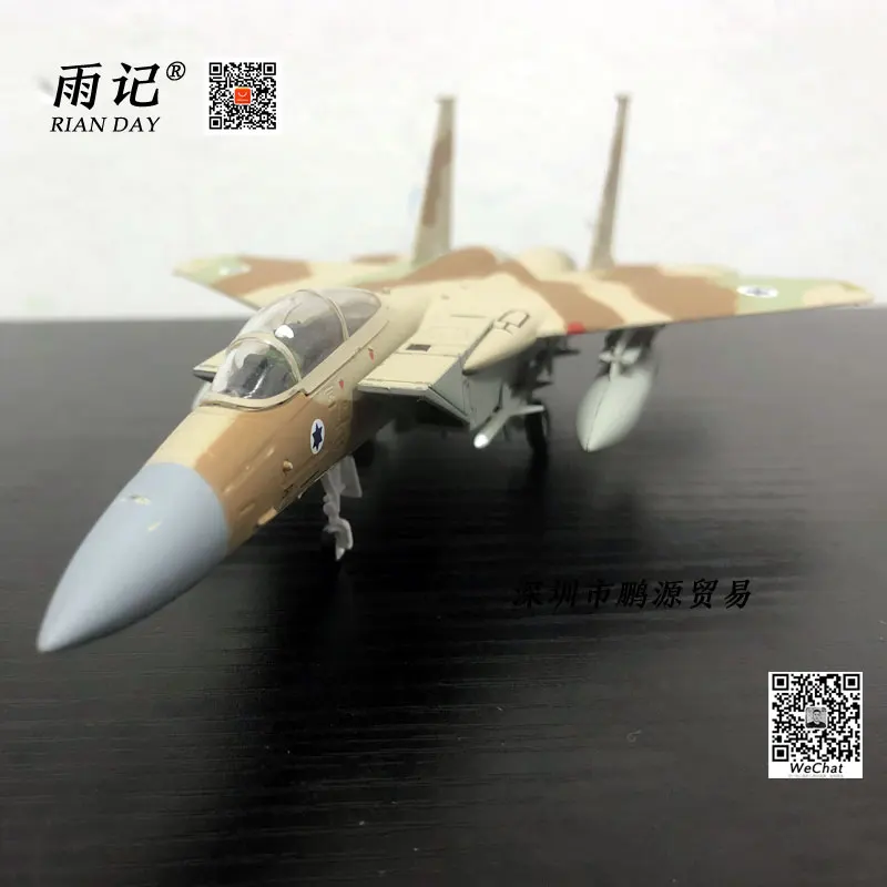 AMER 1/100 масштаб военная модель игрушки IAF F-15 истребитель Eagle литой металлический самолет модель игрушки для подарка/коллекции