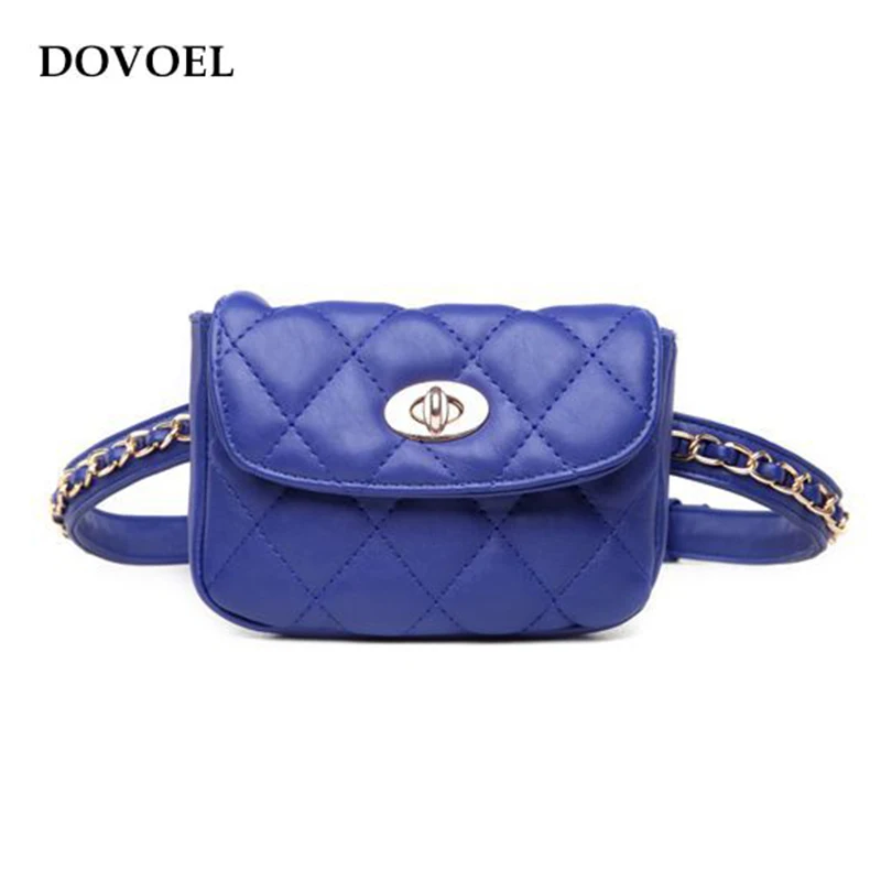 DOVOEL Women Designer Waist Bag High Quality PU Leather Fashion Design