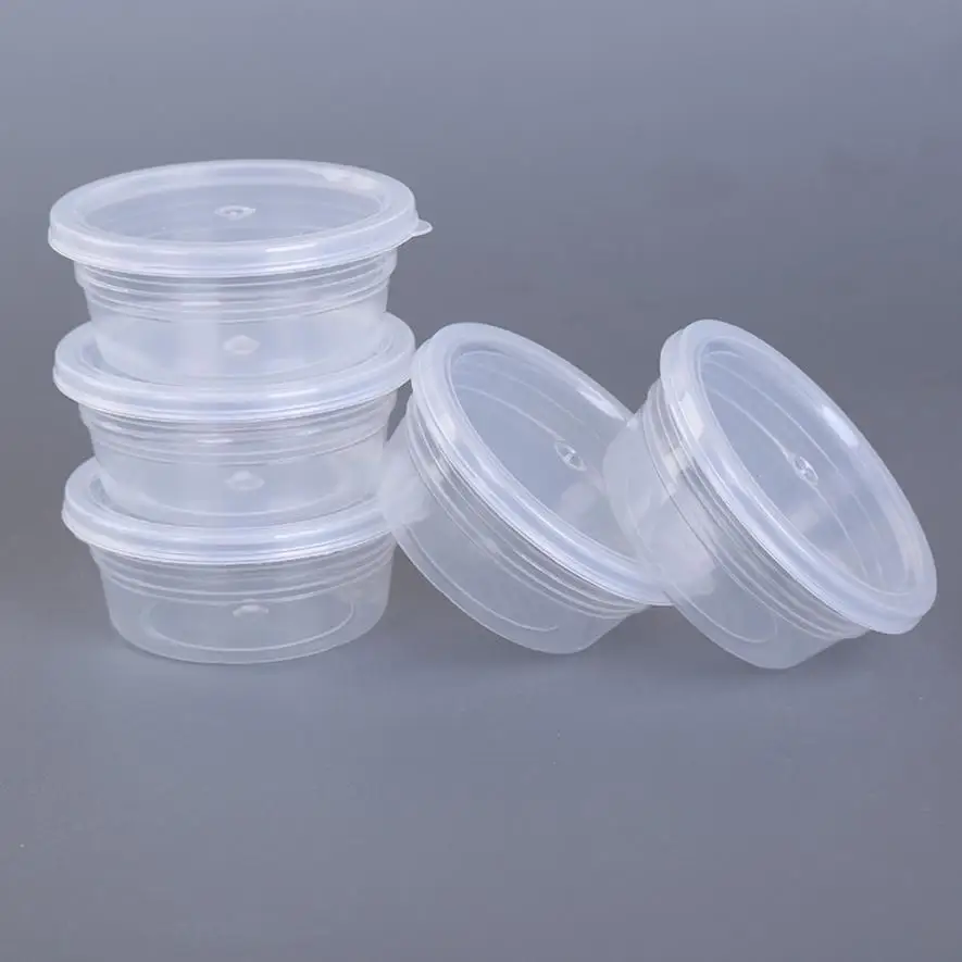 

2018 Hot Selling Storage Box 25 PCS Slime Storage Containers Foam Ball Storage Cups Containers With Lids Organizers Basket
