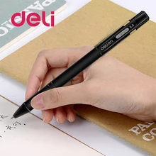 Deli gel pen 1pcs 0.5mm gel-ink soft rubber dull polish rod business signature pen gel pen S65 Children Stationery School Office цена Deli gel pen 1pcs 0.5mm gel-ink soft rubber dull polish rod business signature pen gel pen S65 Children Stationery School Office цены онлайн