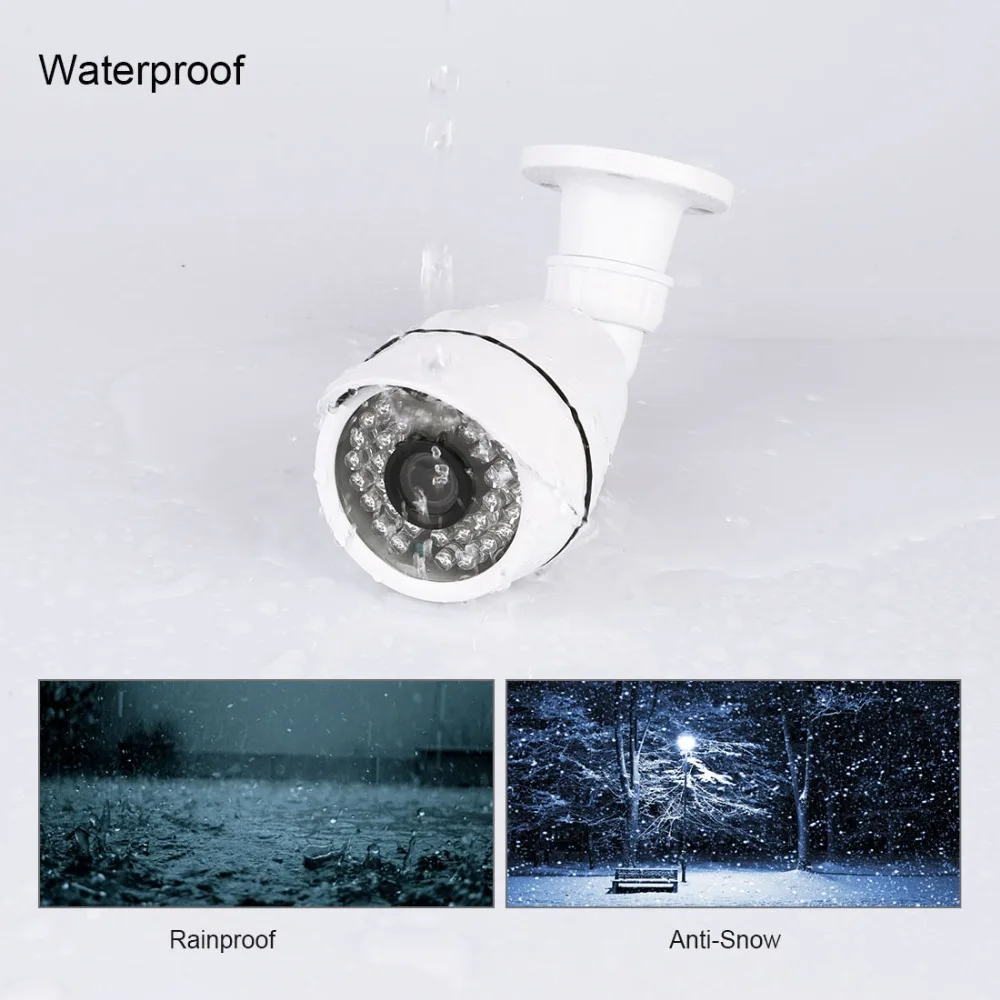 Techage AHD аналоговый 1080P 2.0MP CCTV камера Крытый Открытый водонепроницаемый ИК Ночное