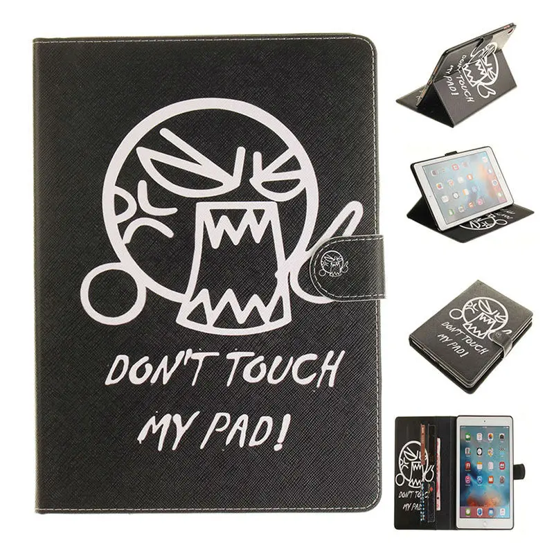 

Kefo For Apple iPad Pro 9.7 Cover Case Smart Wallet PU Leather +Silicone Stand Case Protect Cover w/Screen Protector Film