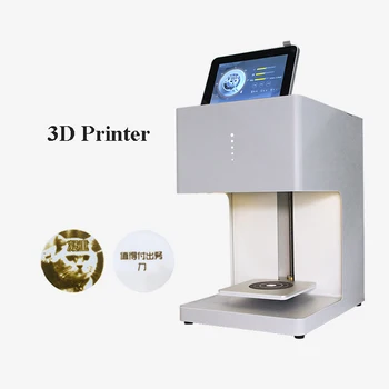 

Art Coffee flower printing machine answer milk tea 3d coffee printer for milk tea divination Automatic Cake equipment