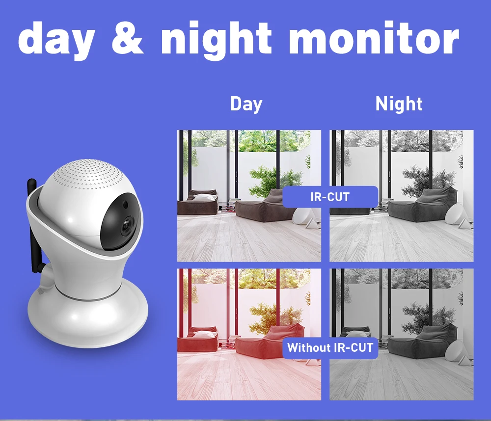 SDETER 1080P 2MP Беспроводная ip-камера Wifi домашняя камера видеонаблюдения видео запись двухстороннее аудио ночное видение Детский Монитор 1080P