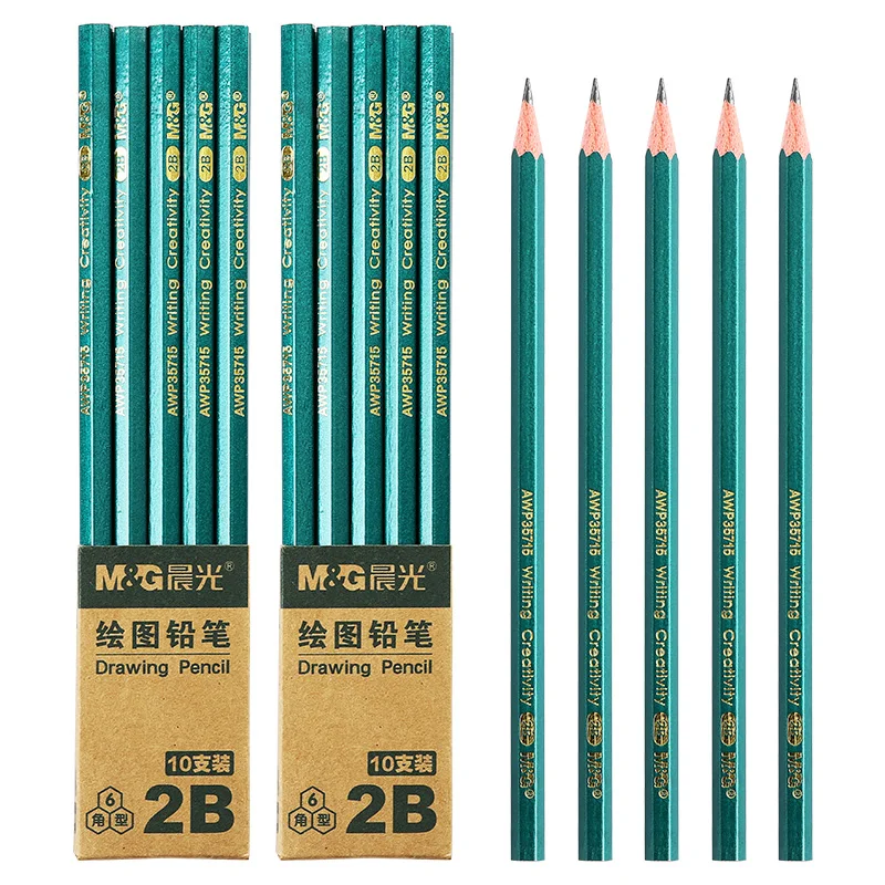 

20 Pcs 2B HB 2H Drawing Pencil Set School Sketch Drawing Wooden Pencils For Kids With Pencil Sharpener And Eraser Art Supplies