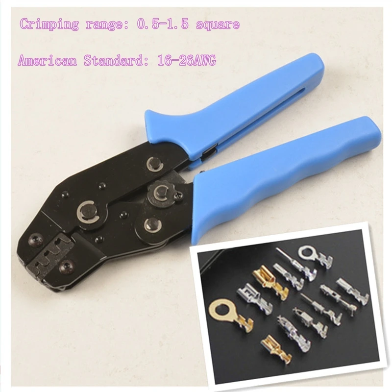 

Terminal plug spring crimping ratchet insulated terminal crimping pliers clamp SN - 48B