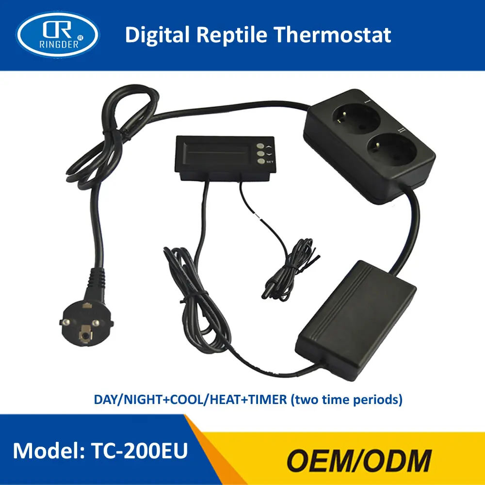 DIGITAL REPTILE THERMOSTAT TC-200 1-1