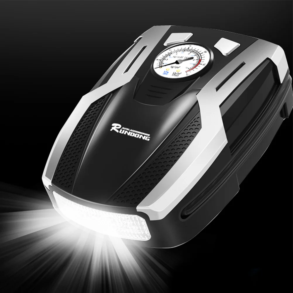 

Electric Portable Car Air Pump Tire Inflator Motorcycles 150PSI Digital Display With LED Light Easy Operate LCD Screen Mini
