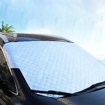 

New Car Sun Shade Snow Cover 1PC 100x180cm Car Snow-Proof Half Cover Sunscreen Frost-Proof Snow Thickening Auto Front Cover 30