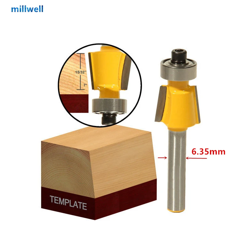 12.7mm and 6.35mm SHANK CNC Free shipping woodworking router bit,solid