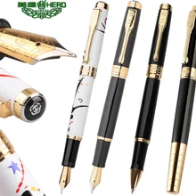 8 шт./партия авторучка или Ручка-роллер 2 цвета на выбор HERO 766 стандартные ручки канцелярские принадлежности высокого качества