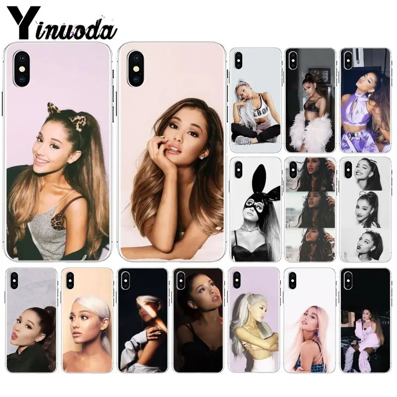 

Yinuoda Ariana Grande DIY Luxury High-end Protector Case for iPhone 5 5Sx 6 7 7plus 8 8Plus X XS MAX XR