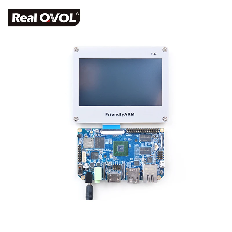 RealQvol FriendlyARM H43, 4,3 дюймов сенсорный экран Сопротивление сенсорный дисплей, для TINY6410 MINI6410 TINY210 MINI210S Nanopi NanoPC