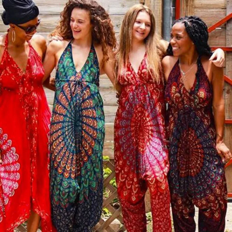 bohemian harem jumpsuit