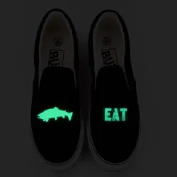 Уникальные светящиеся парусиновые лоферы в стиле хип-хоп с забавными надписями, повседневная прогулочная обувь на плоской подошве