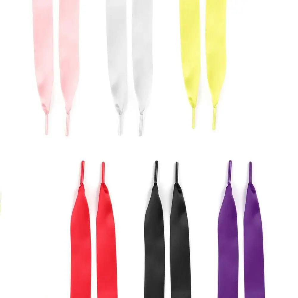 

Fashion Colorful Ribbon Shoe Laces Junior Adults Durable Hiking Walking Gifts Shoe Accessories