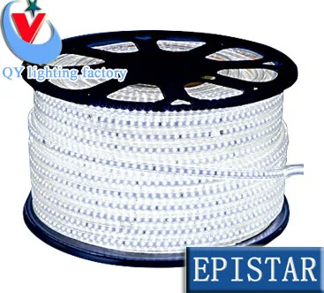 buy 50m free ship 3014 LED flexible strip (Instead of 5050 LED strip) light string tape 220v 230v240v tube type Waterproof