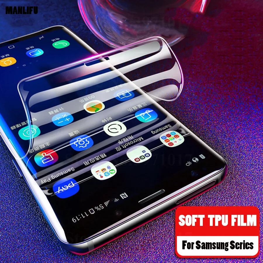 

Front Back 3D Full Protective Screen Protector For Samsung Galaxy Note 9 8 A8 A6 PLUS j8 2018 S9 S8 PLUS S7 EDGE Soft TPU Film