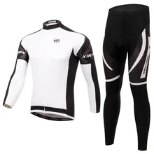 Long Sleeve Ride Clothing Men Cycling Jersey Breathable Tracksuits Sports Suit Men Bicycle Male Clothes Tights Biking L005