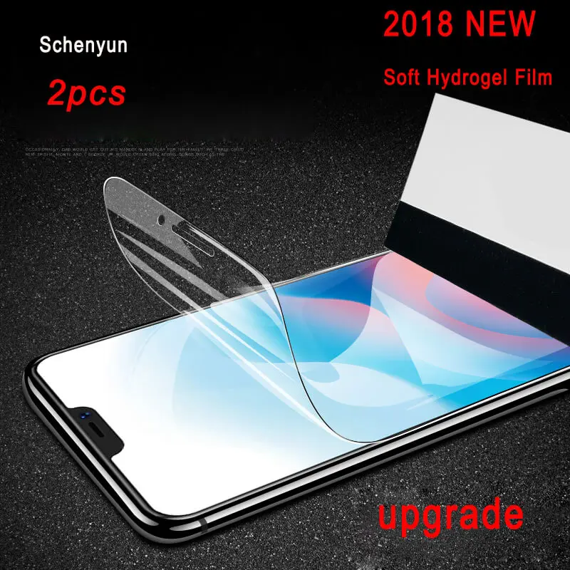 

2pcs 2018 New Full Cover Soft Hydrogel Film For vivo v11 v9 y71 y83 y85 y97 NEX x21 x23 Z3 Z3i play 6 Screen Protector Not Glass