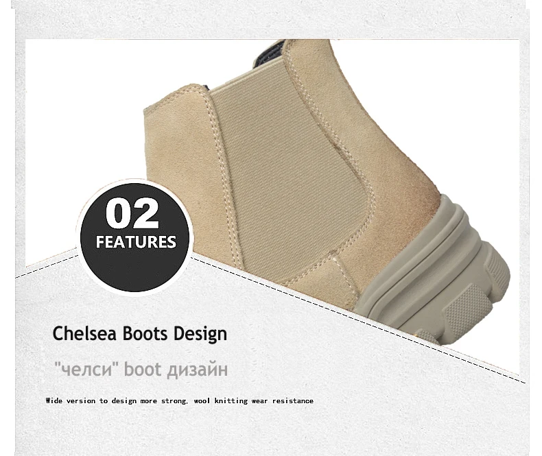 Men's Ankle Boots' Desert Casual Military Boots Men Tactical Boots Army Slip-on Fashion Chelsea Winter Boots' Men Big Size 11 46 (11)