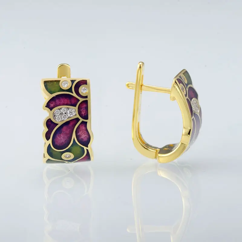 E308716ENASP925-Silver Earrings-SV1