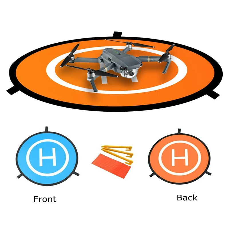 RC Drone Landing Pad Parking Apron Helipad For DJI Mavic Pro air Spark phantom 3  4 4 pro Parrot Drone Accessories 75cm 1 (2)