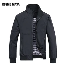 Космо Маса ветровка Для мужчин осень-весна черные тонкие куртки человек с отложным воротником Повседневная куртка для Для мужчин пиджаки MJ0067