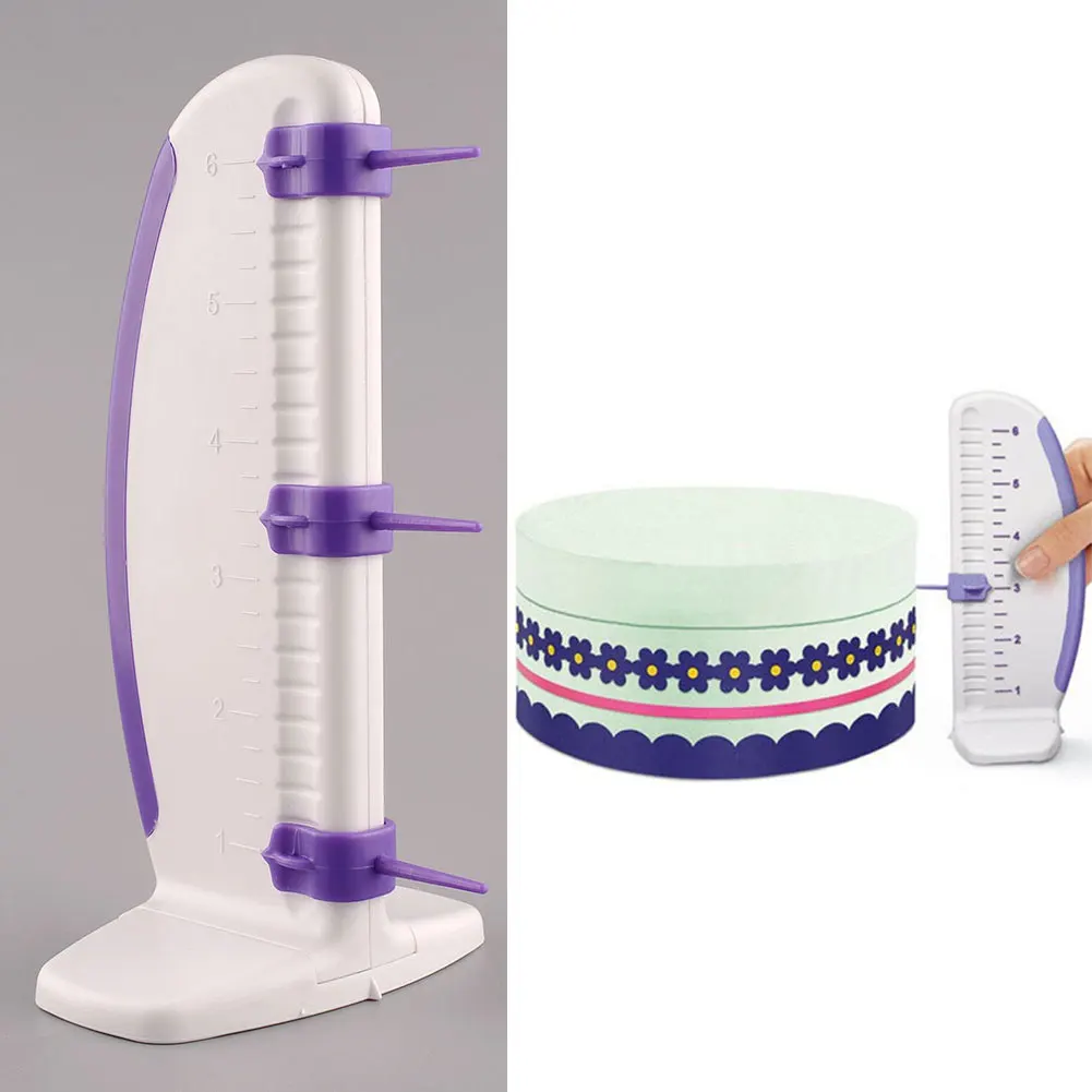 

New Cake Level Ruler Marker Designer Decorator Border Tool Measurement Size Fondant Cake Decorating Tools