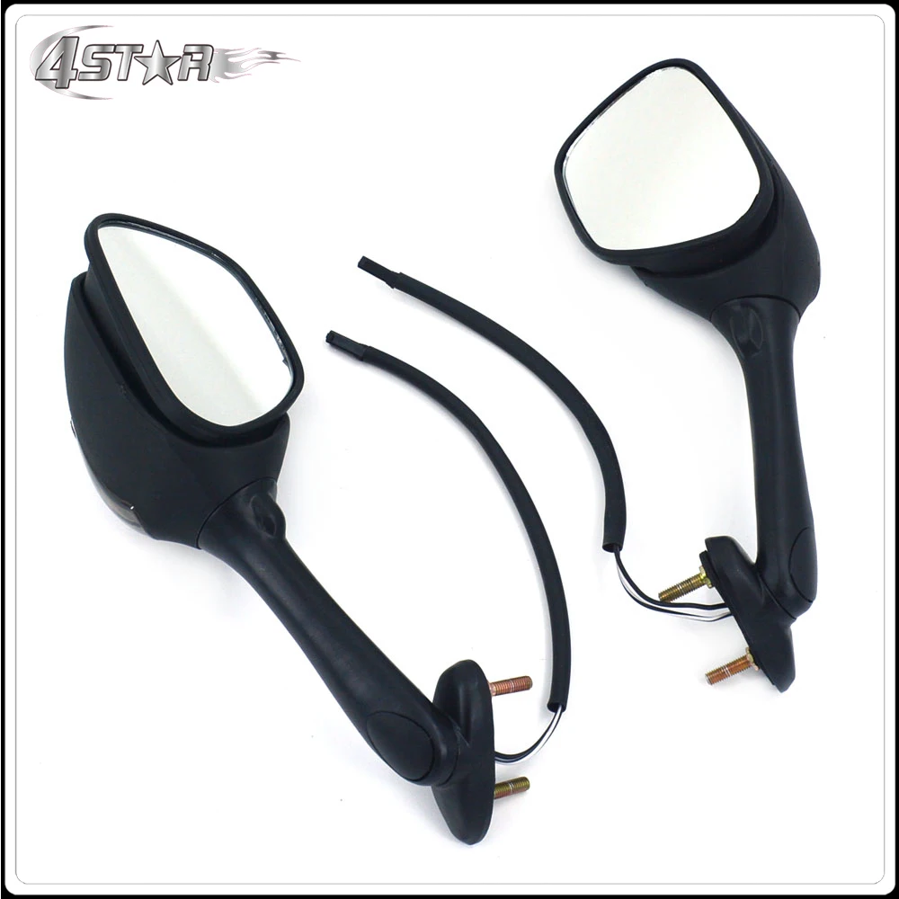 Motorcycle Rearview Side Mirror With Turn Signal For SUZUKI GSXR600 GSXR750 GSXR 600 750 2006-2010 GSXR1000 2005-2008