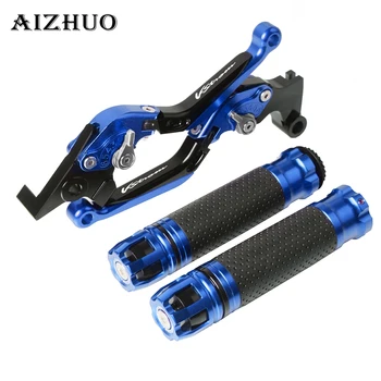 

Motorcycle Brake Clutch Lever Extendable+Hand Grips Handlebar For SUZUKI DL650/V-STROM DL 650 VSTROM 2011 2012