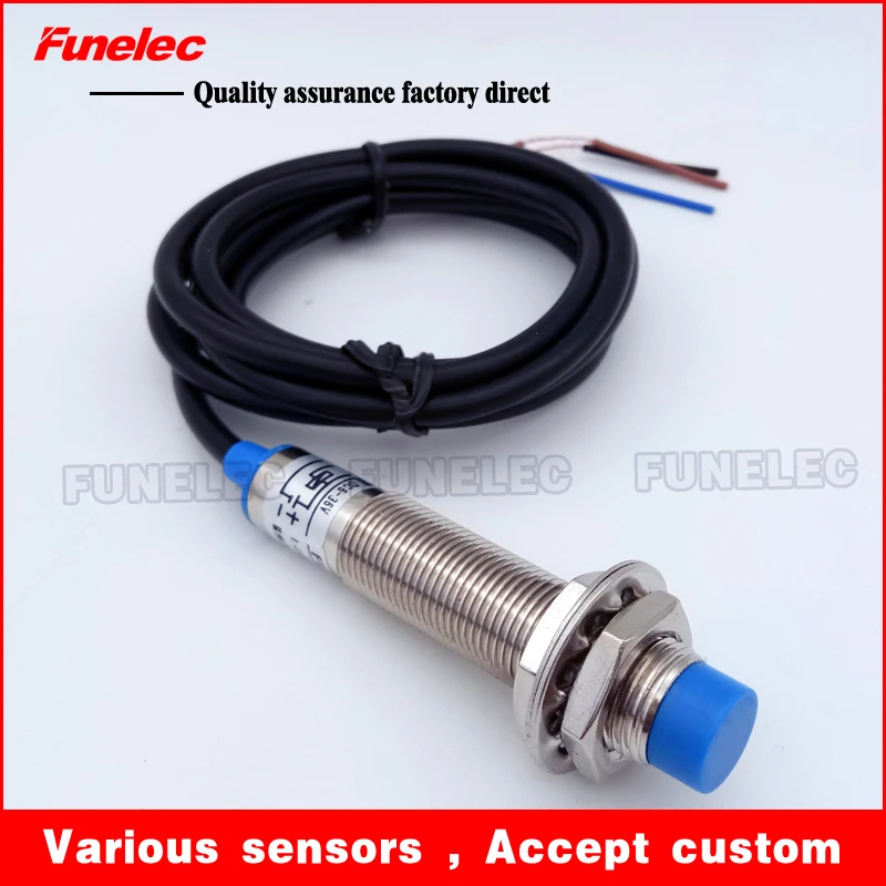 

Free shipping High Precision M12 PNP No Inductive Proximity Sensor Switch