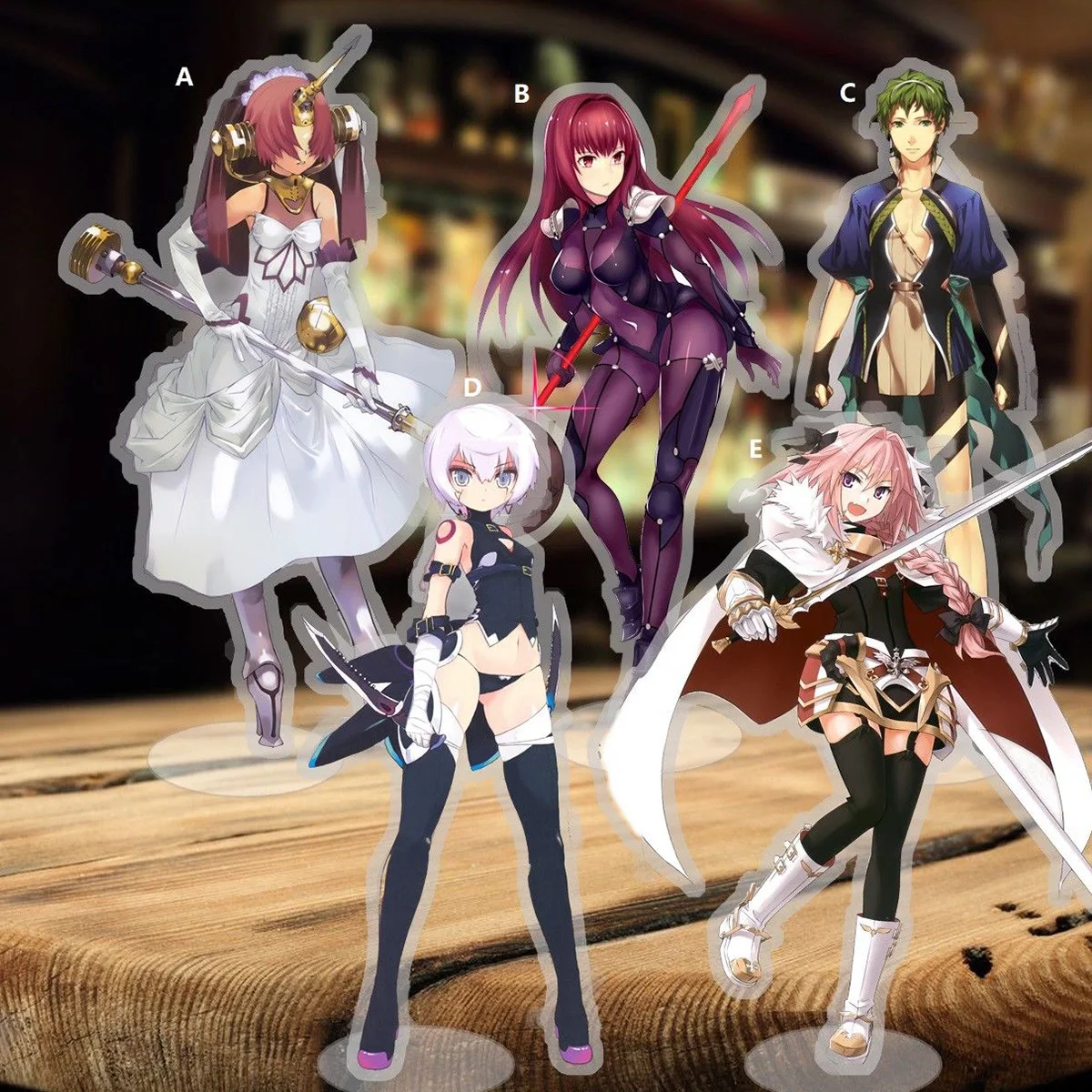 Fate/apocripha Rider Astolfo Jack The Ripper фигурка на акриловой подставке показ аниме |