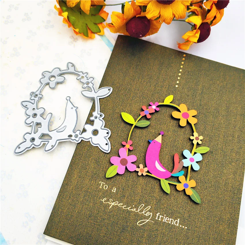 

New Cute Seal Flower Metal Cutting Dies Stencils for Scrapbooking DIY Embossing Folder Paper Cards Maker Handmade Album Crafts