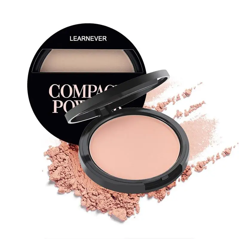 

6 Color Long Lasting Moisturizing Powder Cake Waterproof Oil Control Invisible Pores Concealer Foundation Blush Makeup Power