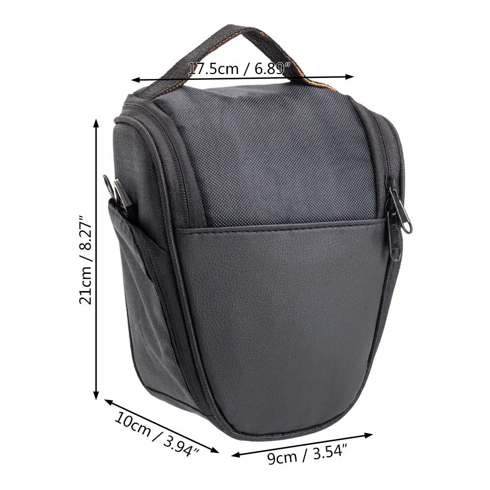 Borsa per fotocamera custodia a tracolla a triangolo per Nikon Z6 Z7 D3500 D5600 D5500 D7500 Canon EOS R8 R7 R6 R 4000D 2000D 1300D 800D 850D - immagine 6