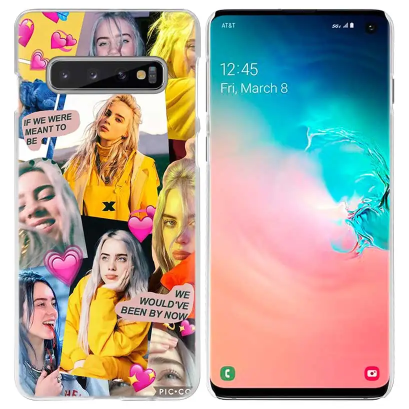 Billie Eilish Стиль чехол для samsung Galaxy S10 5G S10e S9 S8 M30 M20 M10 J4 J6 плюс J8 Note 8 9 прозрачный жесткий чехол из ПК для телефона