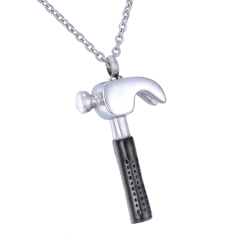 Memorial Jewelry Stainless Steel Cremation Pill Ash Holder Necklaces