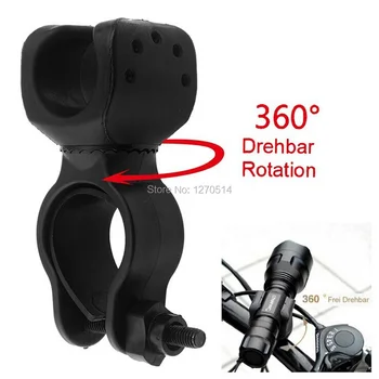 

3 piece/lot, Cycling Grip Mount Bike Clamp Clip Bicycle Flashlight LED Torch Light Holder Plastic Clip Flashlight Holder