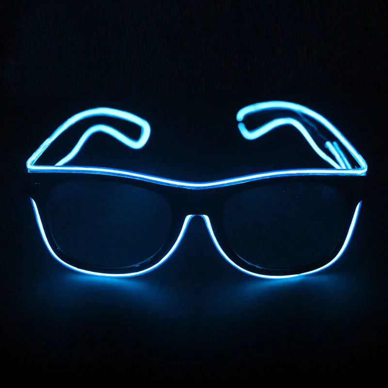 

Novelty LED Glasses Light Up Shades Flashing Luminous Rave Night Wedding Birthday Party Glowing Supplies