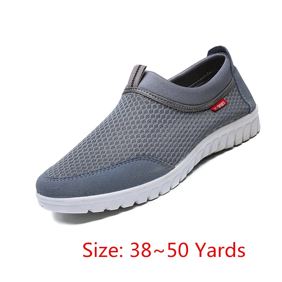 Men'S Casual Shoes Summer Style Mesh Flats For Men Loafer Creepers Casual High End Shoes