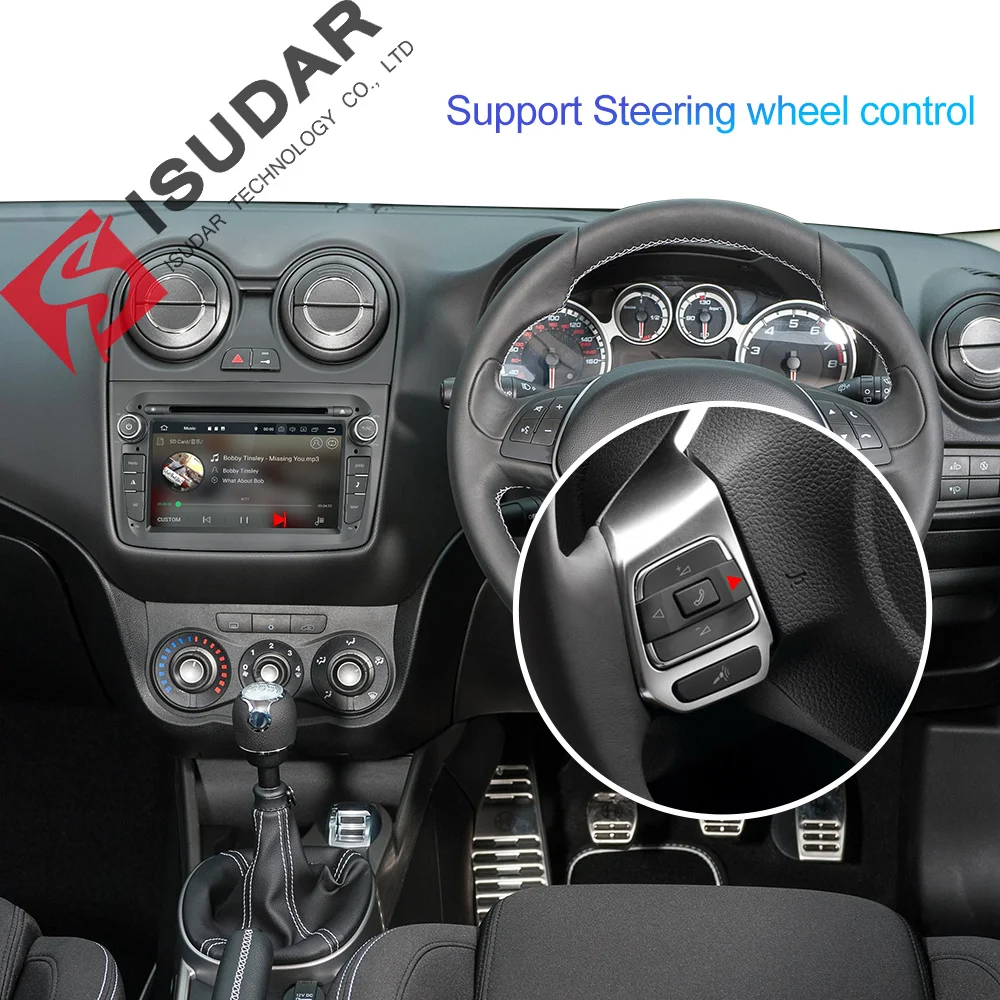 Sale Isudar 1 Din Auto Radio Android 9 For Alfa Romeo Mito 2008- Octa Core RAM 4G ROM 64G Car Multimedia Video DVD Player GPS USB DVR 5
